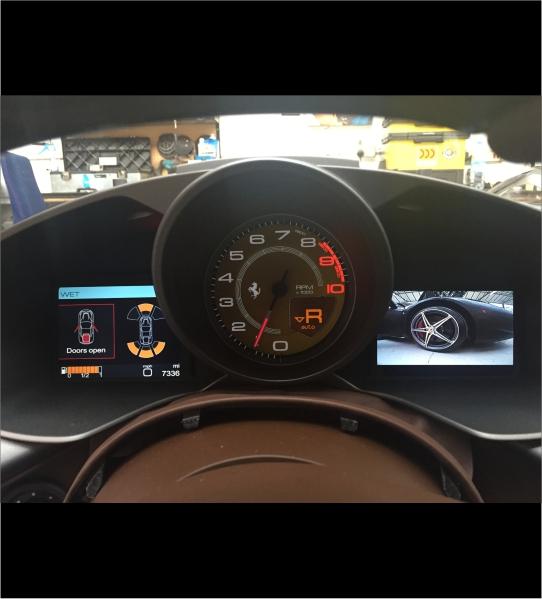 FERRARI Reverse Camera Input F12 / FF / 458 (FER-CLUSTMOD) FERRARI Reverse Camera Input F12 / FF / 458 (FER-CLUSTMOD)